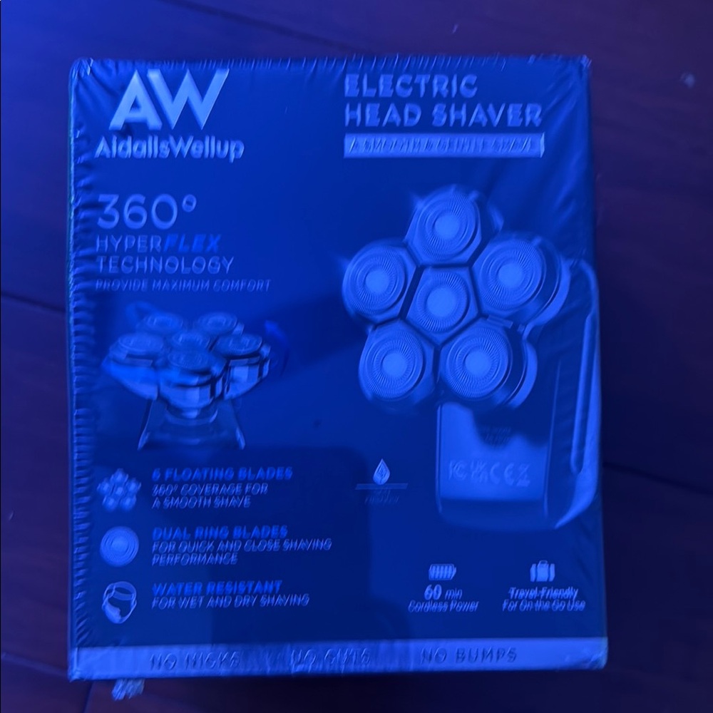 AidallsWellup Electric Head Shaver